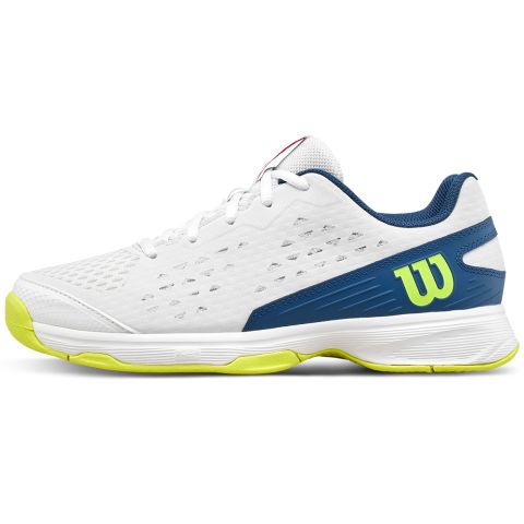 Chaussures Tennis Wilson Rush Pro Ace L Junior Blanc/Bleu