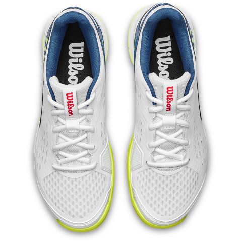 Chaussures Tennis Wilson Rush Pro Ace L Junior Blanc/Bleu