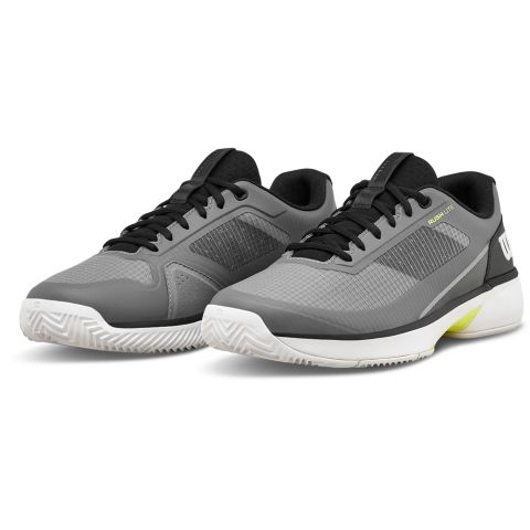 Chaussures Tennis Wilson Rush Lite 5 Terre Battue Homme Argent