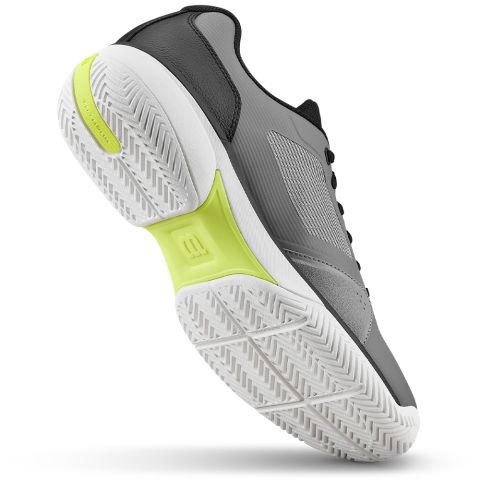 Chaussures Tennis Wilson Rush Lite 5 Homme Argent/Blanc