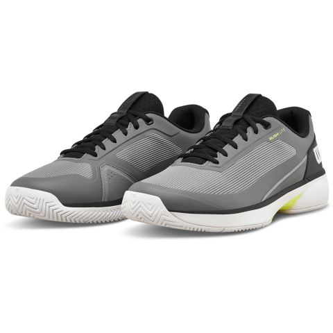 Chaussures Tennis Wilson Rush Lite 5 Homme Argent/Blanc