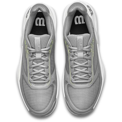 Chaussures Tennis Wilson Rush Pro 5 Terre Battue Homme Argent/Blanc
