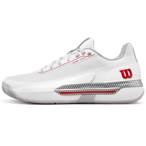 Chaussures Tennis Wilson Rush Tour 5 Homme CTC Blanc/Rouge