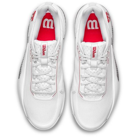 Chaussures Tennis Wilson Rush Tour 5 Homme CTC Blanc/Rouge