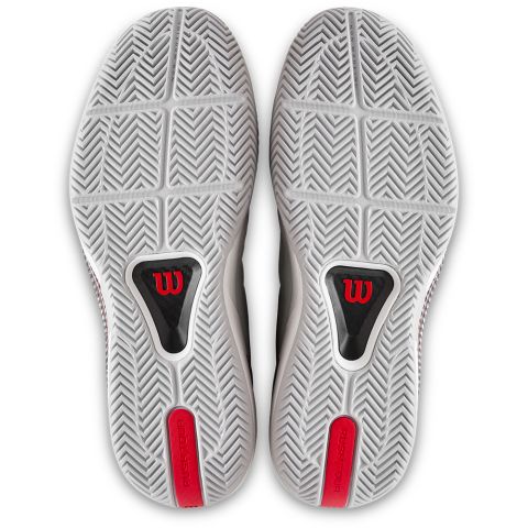 Chaussures Tennis Wilson Rush Tour 5 Homme CTC Blanc/Rouge