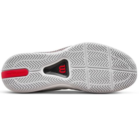 Chaussures Tennis Wilson Rush Tour 5 Homme CTC Blanc/Rouge