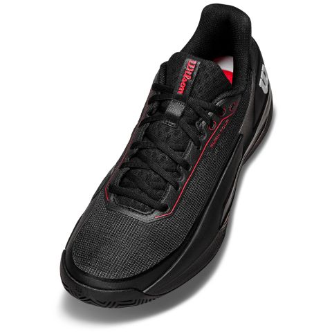 Chaussures Tennis Wilson Rush Tour 5 Homme CTC Noir/Rouge