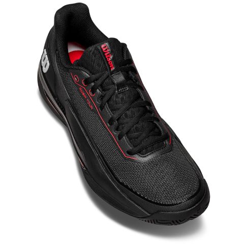Chaussures Tennis Wilson Rush Tour 5 Homme CTC Noir/Rouge