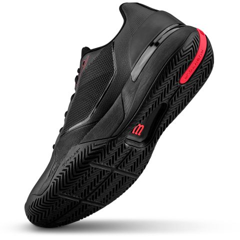 Chaussures Tennis Wilson Rush Tour 5 Homme CTC Noir/Rouge