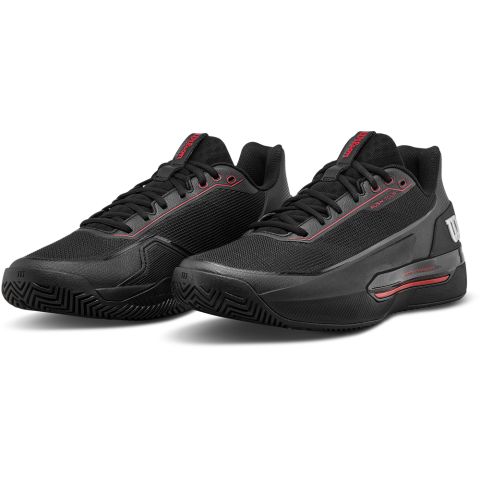 Chaussures Tennis Wilson Rush Tour 5 Homme CTC Noir/Rouge