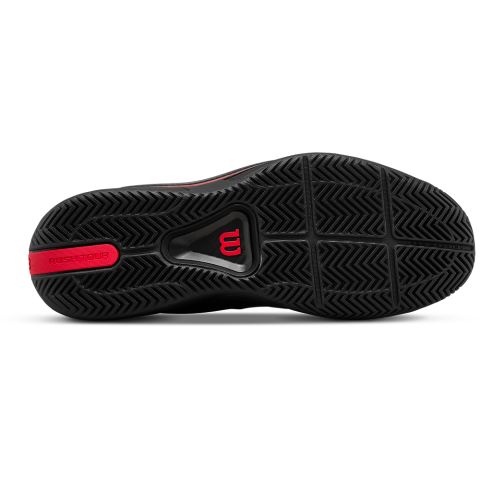 Chaussures Tennis Wilson Rush Tour 5 Homme CTC Noir/Rouge