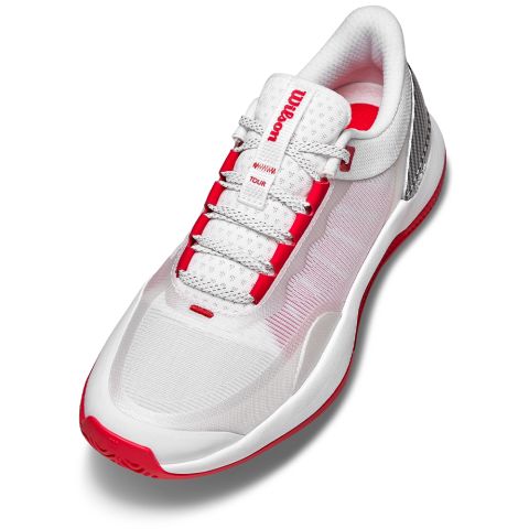 Chaussures Tennis Wilson Intrigue Tour Femme CTC Blanc/Rouge