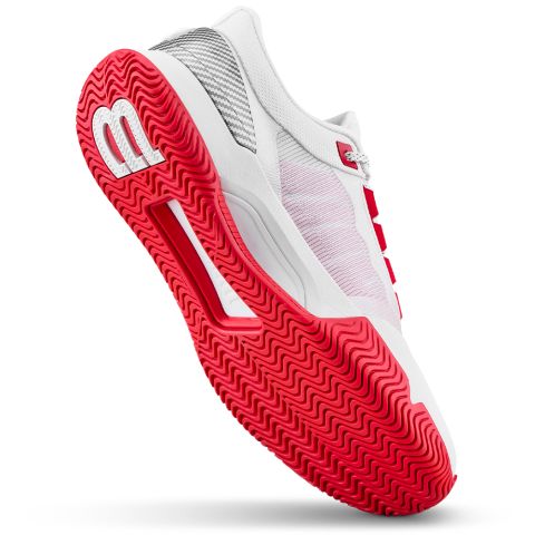 Chaussures Tennis Wilson Intrigue Tour Femme CTC Blanc/Rouge