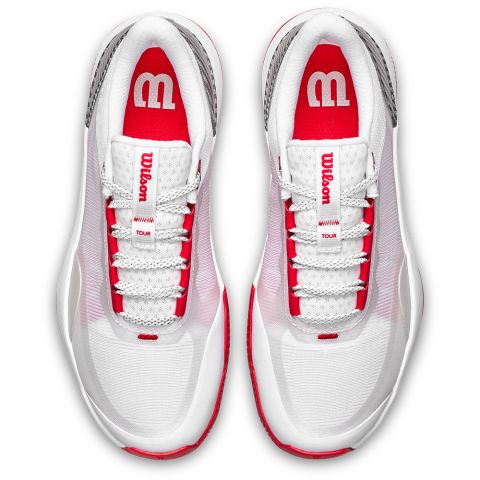 Chaussures Tennis Wilson Intrigue Tour Femme CTC Blanc/Rouge