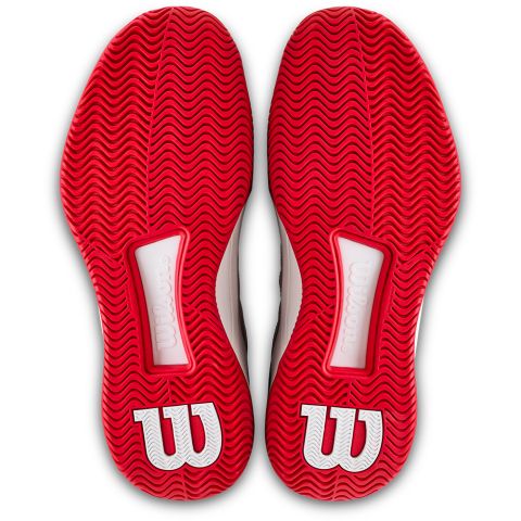Chaussures Tennis Wilson Intrigue Tour Femme CTC Blanc/Rouge