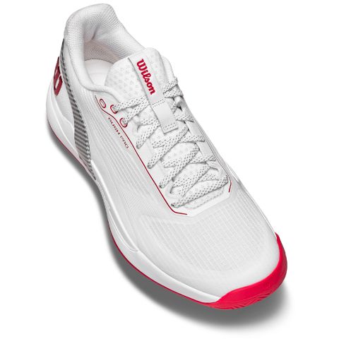 Chaussures Tennis Wilson Rush Pro 5 Homme CTC Blanc/Rouge