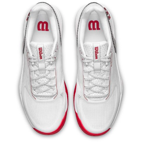 Chaussures Tennis Wilson Rush Pro 5 Homme CTC Blanc/Rouge