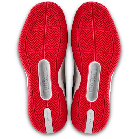 Chaussures Tennis Wilson Rush Pro 5 Homme CTC Blanc/Rouge