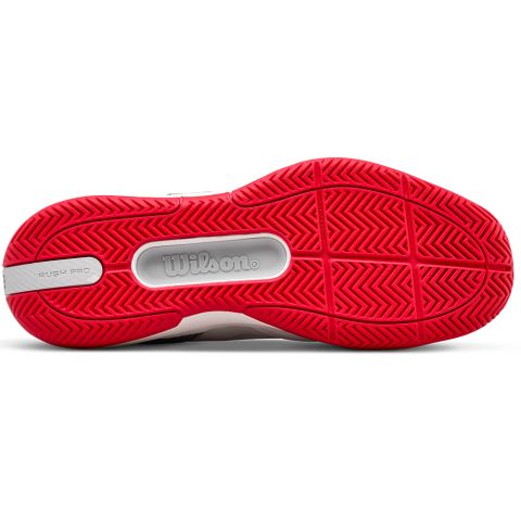 Chaussures Tennis Wilson Rush Pro 5 Homme CTC Blanc/Rouge