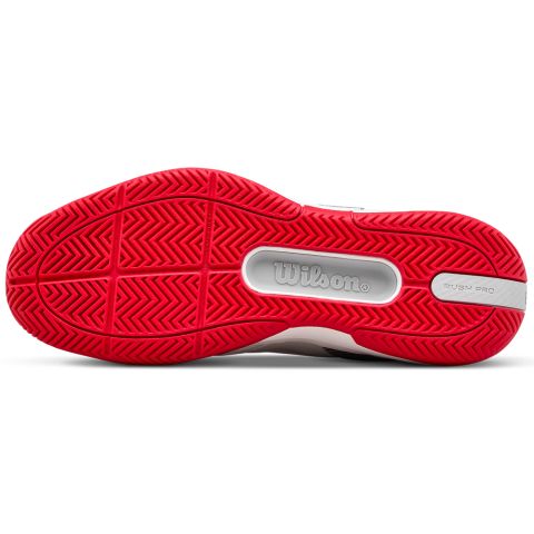 Chaussures Tennis Wilson Rush Pro 5 Homme CTC Blanc/Rouge