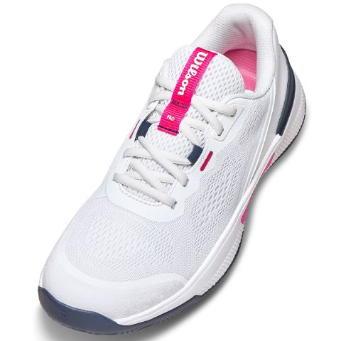 Chaussures Tennis Wilson Intrigue Pro Femme Blanc/Noir/Rose