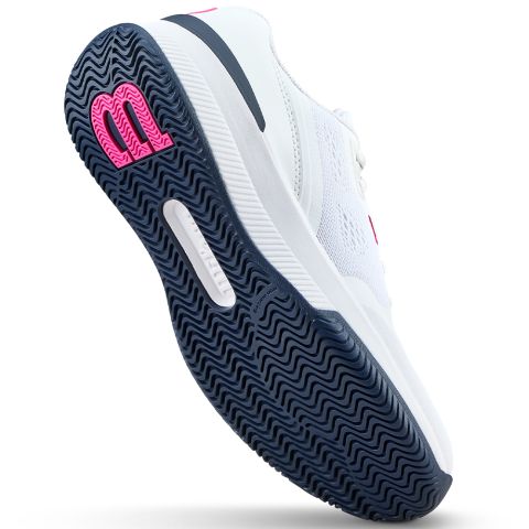 Chaussures Tennis Wilson Intrigue Pro Femme Blanc/Noir/Rose