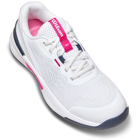 Chaussures Tennis Wilson Intrigue Pro Femme Blanc/Noir/Rose
