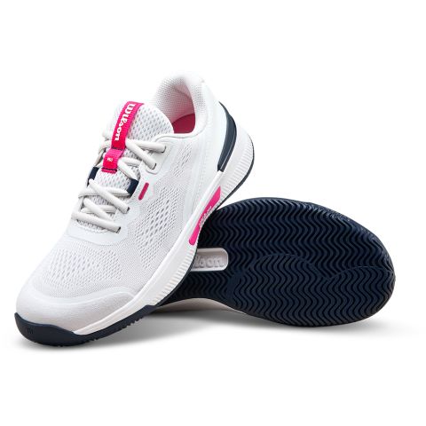 Chaussures Tennis Wilson Intrigue Pro Femme Blanc/Noir/Rose