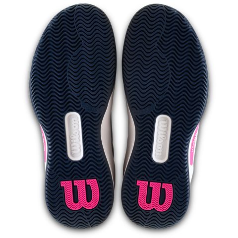 Chaussures Tennis Wilson Intrigue Pro Femme Blanc/Noir/Rose