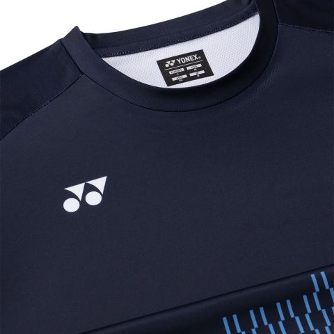 Tee-shirt Yonex Team 16863JEX Junior Bleu Marine