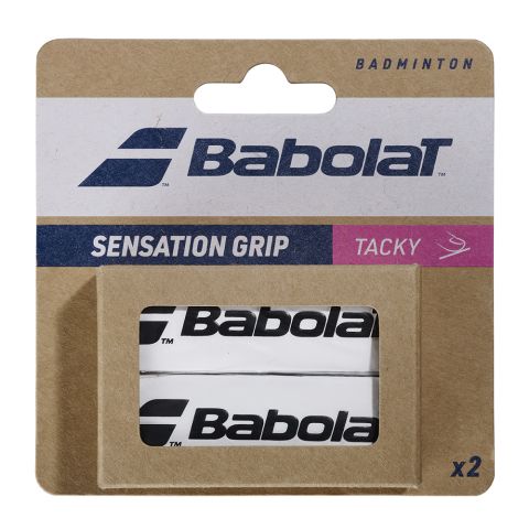 Grips Babolat Badminton Sensation Blanc x2