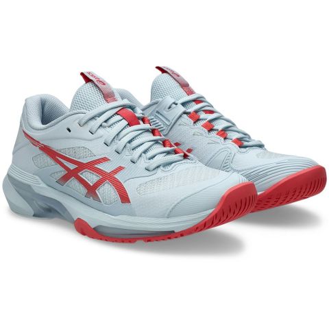 Chaussures Tennis Asics Solution Speed FF 4 Femme Bleu/Orange