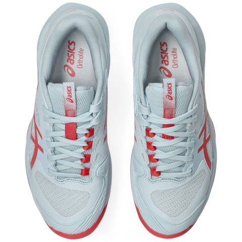 Chaussures Tennis Asics Solution Speed FF 4 Femme Bleu/Orange