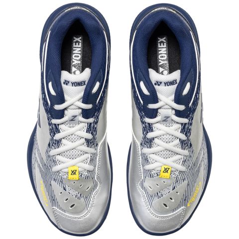 Chaussures Badminton Yonex Power Cushion 65 Z VA Argent/Marine Homme