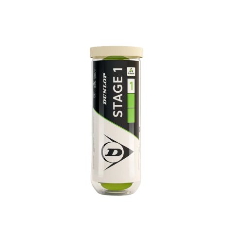 Balles Dunlop Stage 1 Vert x3