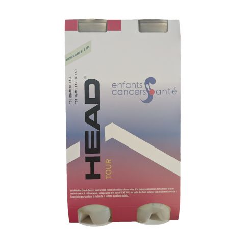 Bipack Balles Tennis Head Tour ECS x4