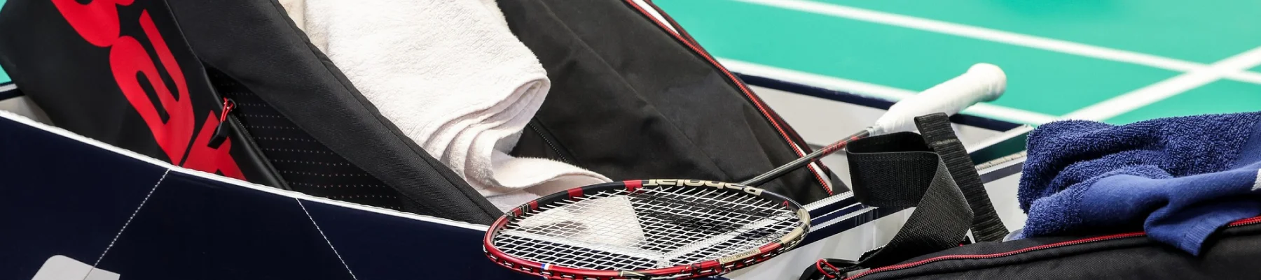 Encart bagagerie badminton Equipement