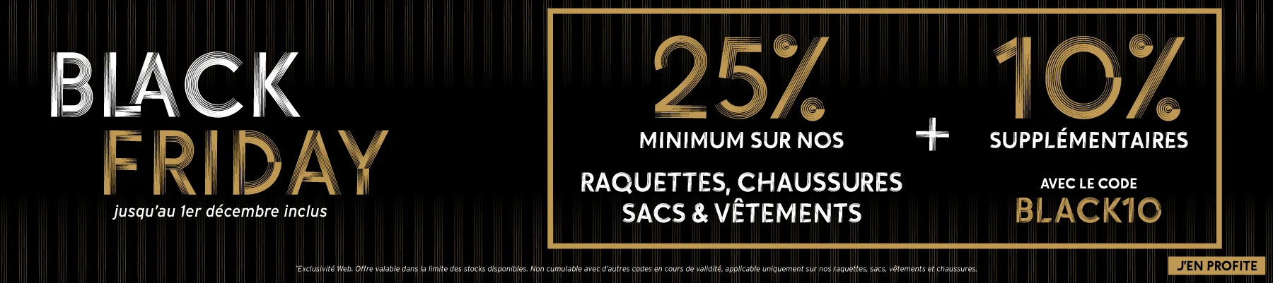 Black Friday 2025 Tennis