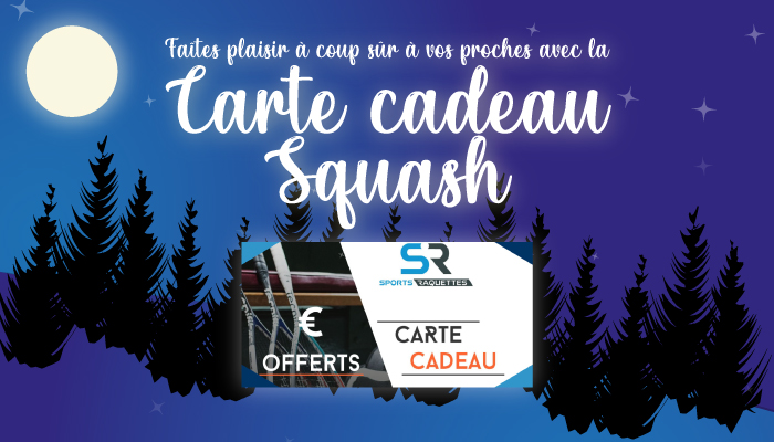 Cartes cadeaux Squash