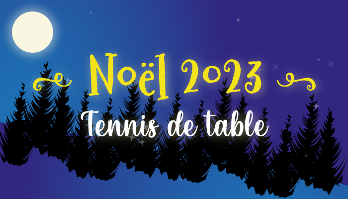Noël Tennis de Table Sports Raquettes