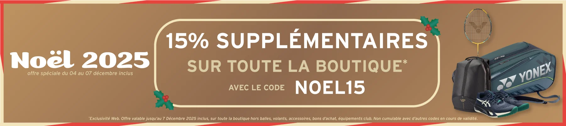 Noel Sports Raquettes