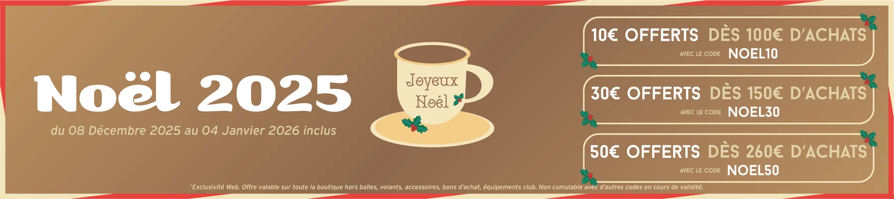 Noel Sports Raquettes