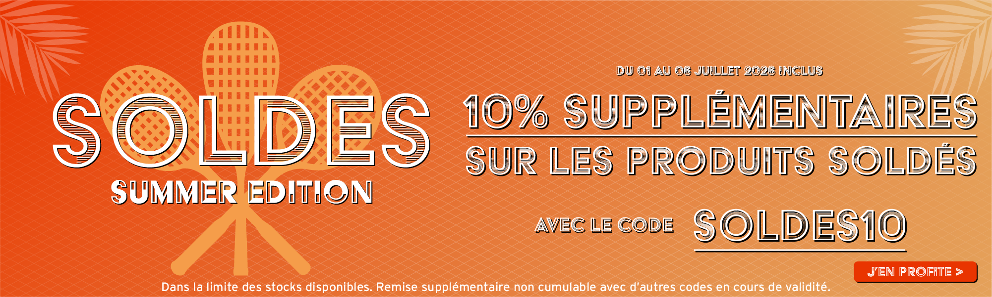 Soldes été 2026