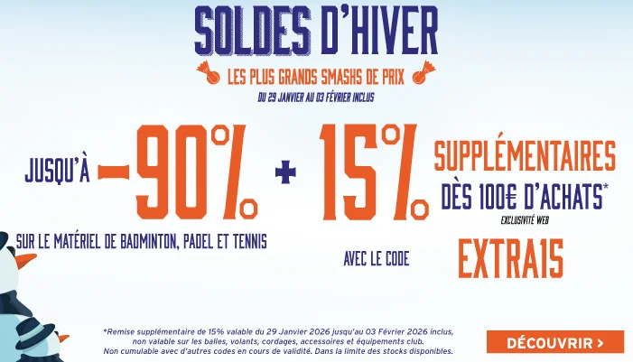 Soldes Tennis 2026